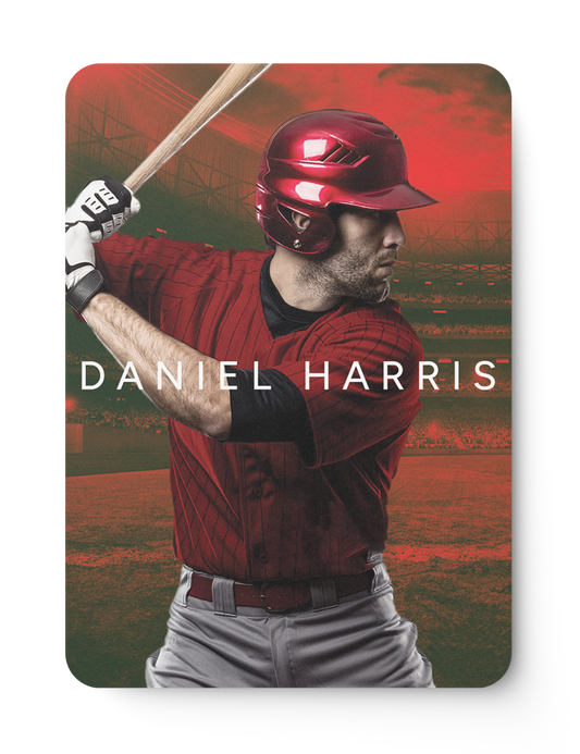 Baseball Definitive Card Design Template Front Side
