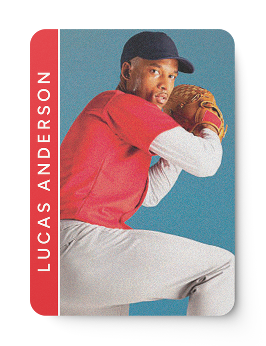 Baseball Oldie Card Design Template Front Side