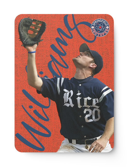 Baseball Rookie Card Design Template Front Side