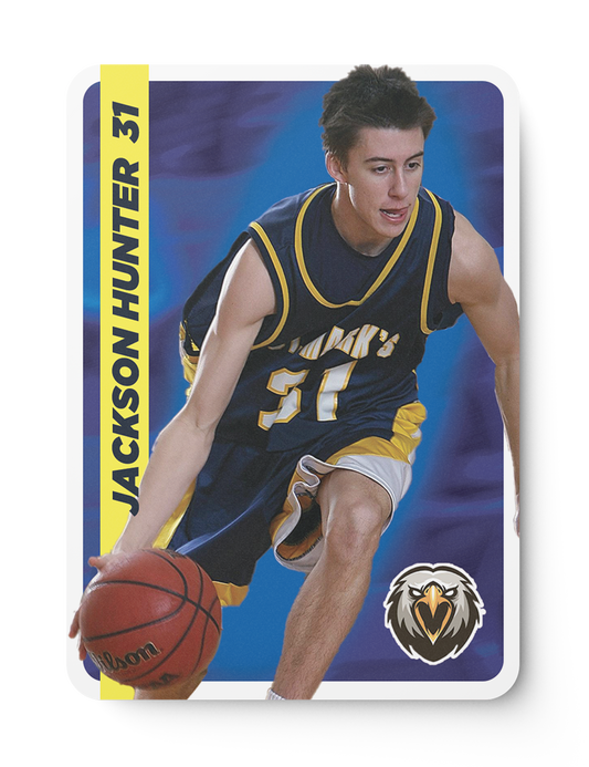 Basketball Core Card Design Template Front Side