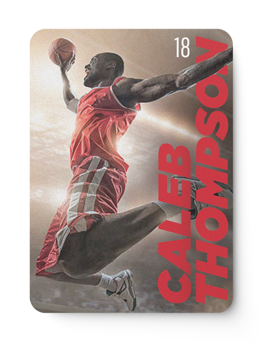 Basketball Ultimate Card Design Template Front Side