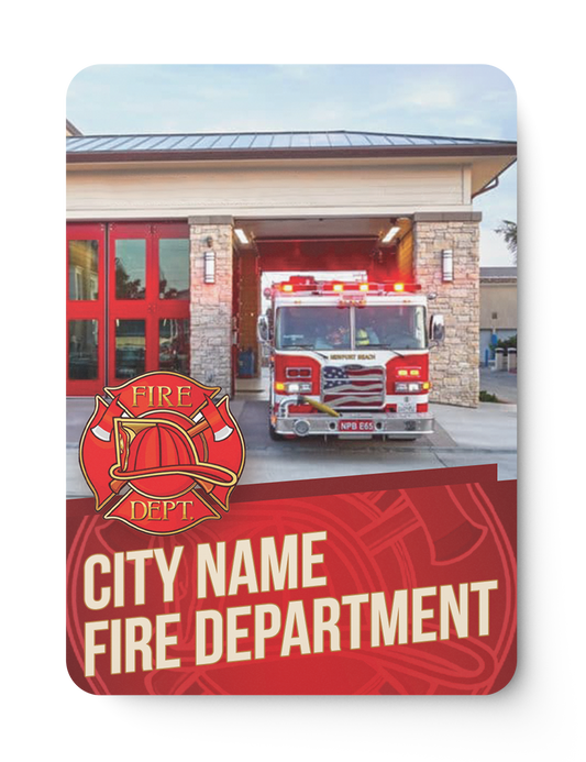 Fire Department Design Template Front Side