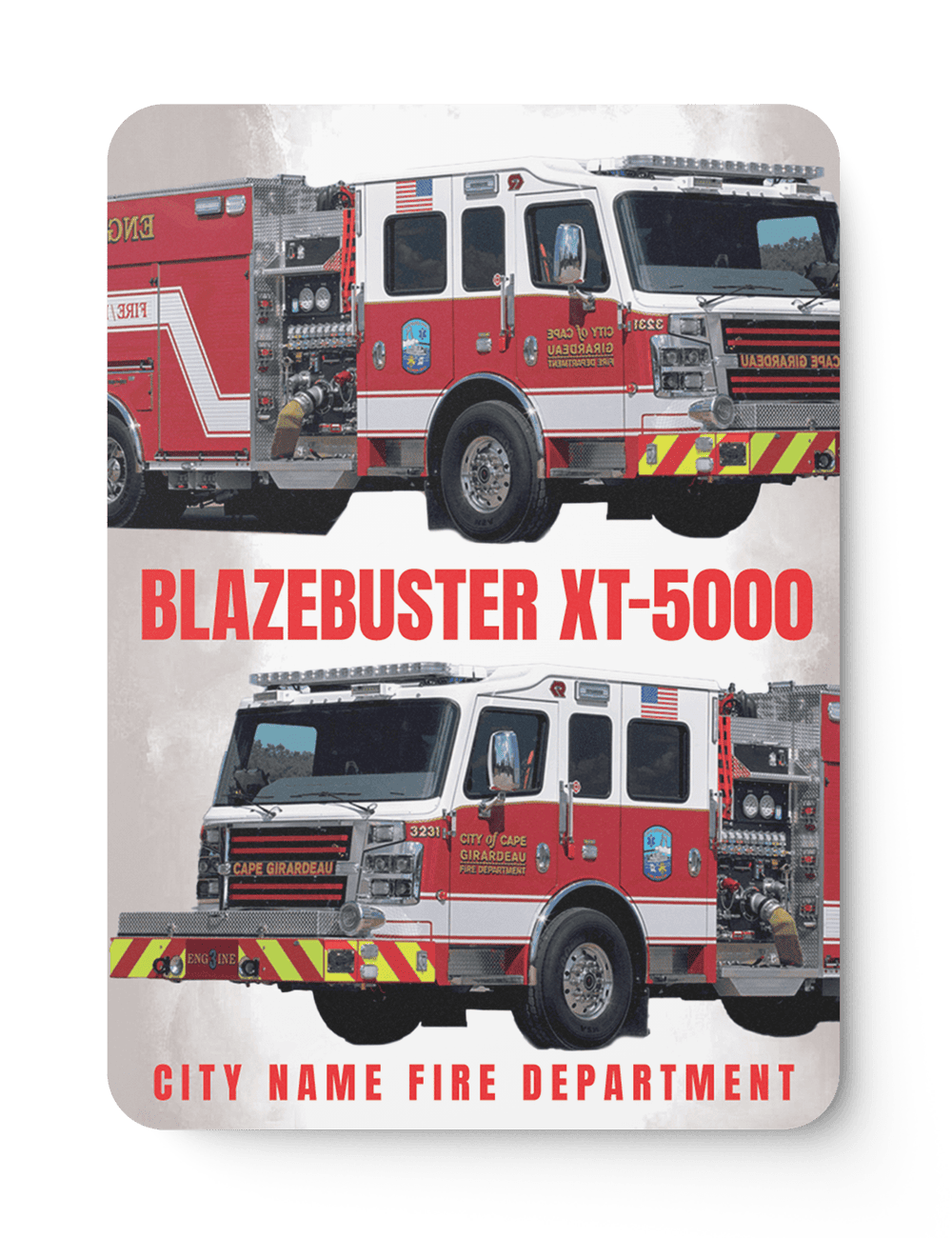 Engine 6 - Firefighter Trading Cards – Card Makers