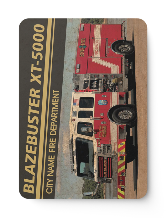 Fire Truck Classic Design Template Front Side