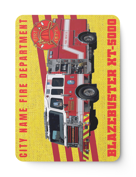 Fire Truck Iconic Design Template Front Side