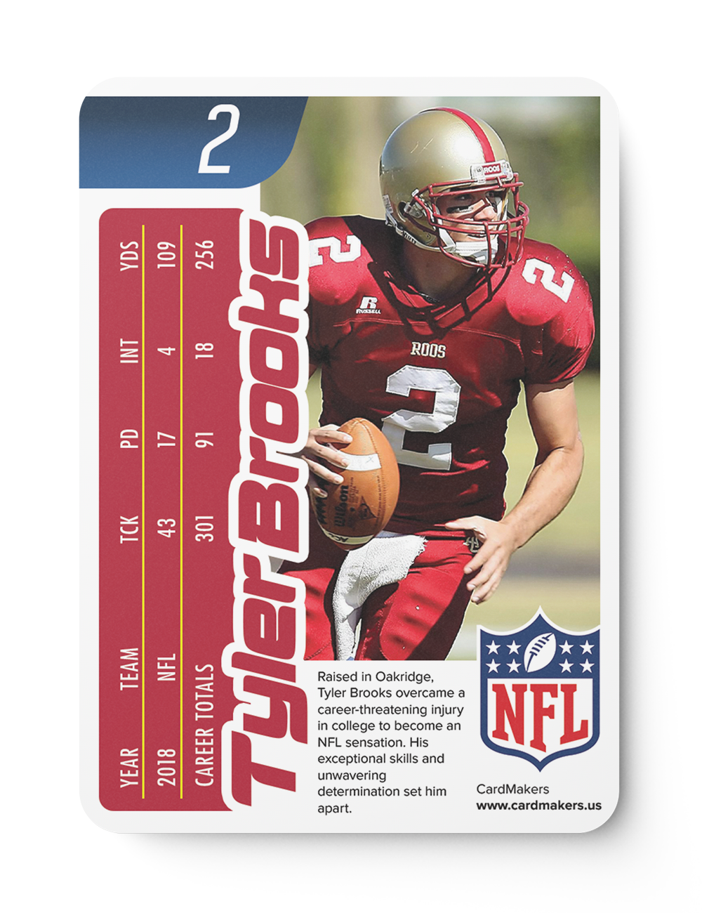 Football Professional - Sports Trading Cards – Card Makers