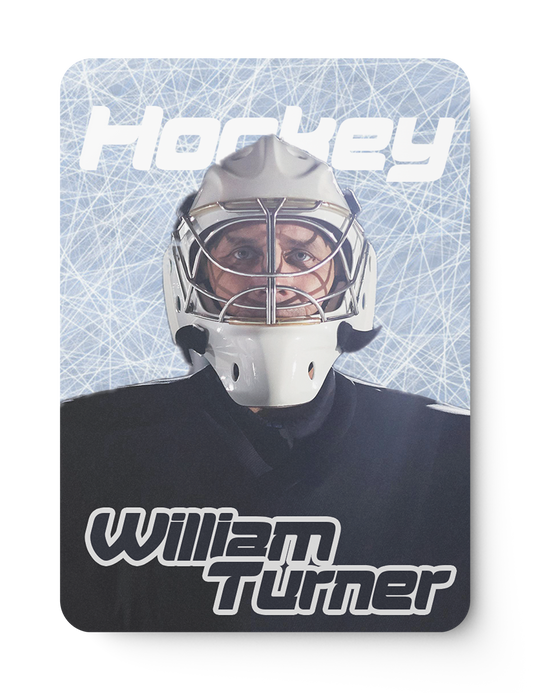 Hockey Advanced Card Design Template Front Side